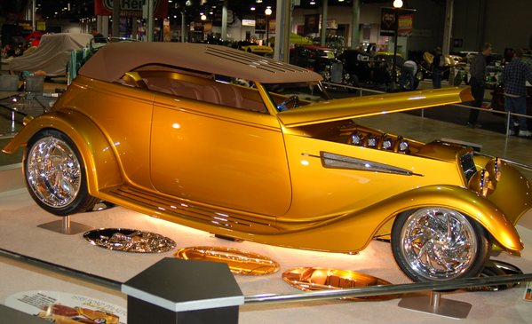 Tammy Ray's custom built 1933 Ford Phaeton left earned her the 2010 Legend